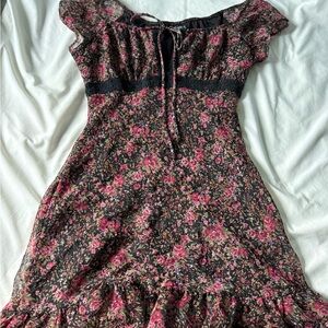 Floral Ruffle Dress